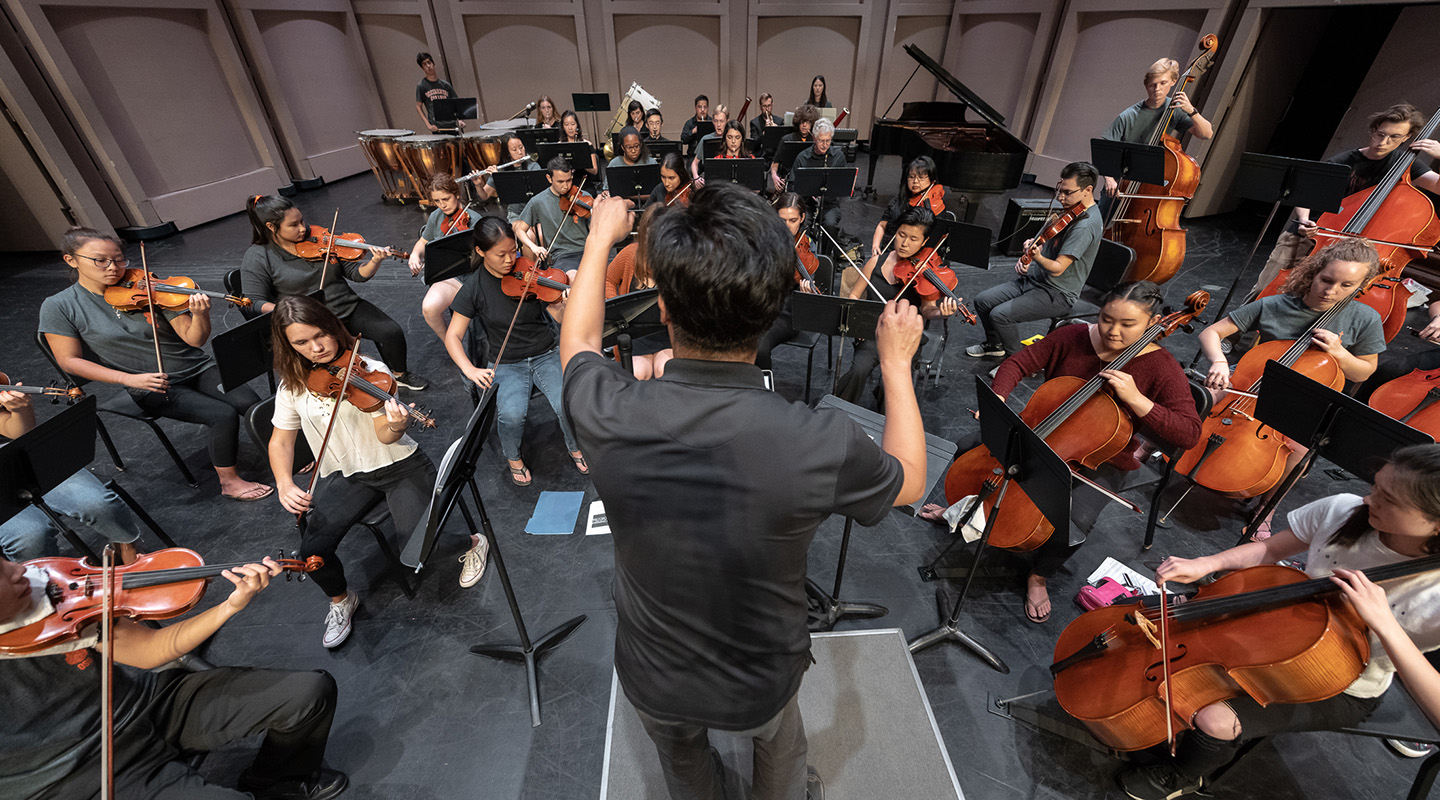 Oxy's symphony orchestra