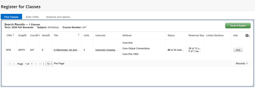 Instructional Screenshot Registration