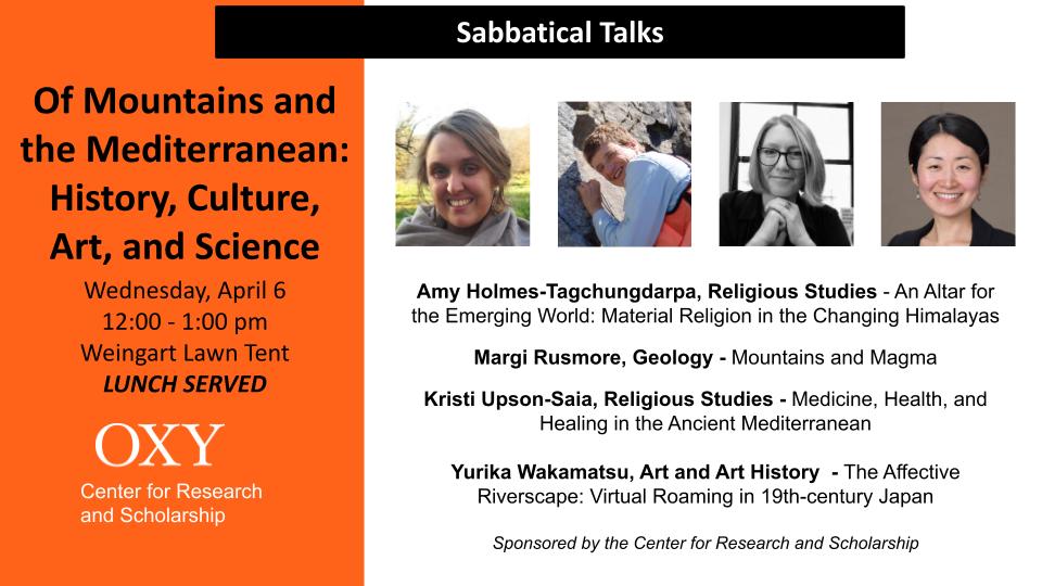 Sabbatical talks Sabbatical Talks