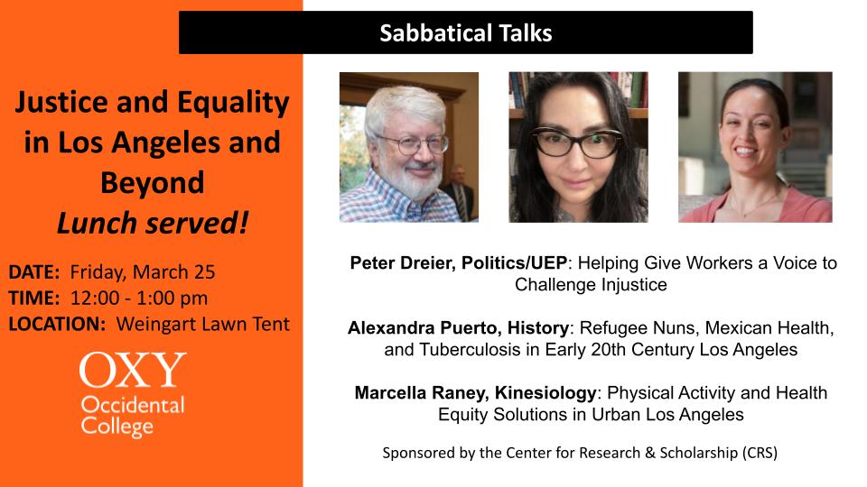 Sabbatical talks Sabbatical Talks