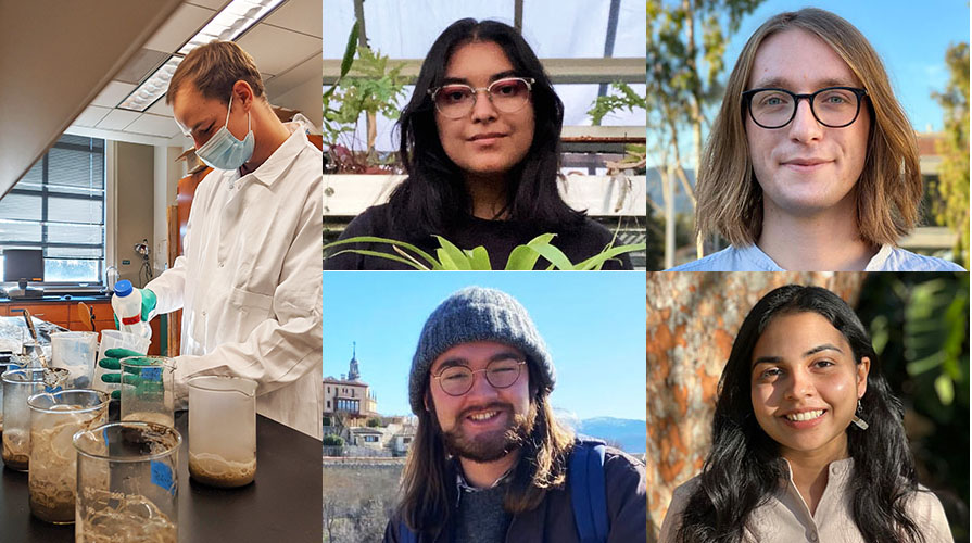 (Clockwise order): Peter Grimmett '23, Mira Ranganath '23, Edin Custo '23, Tehreen Navira Hai '23, Jack Thomas-Colwell '23