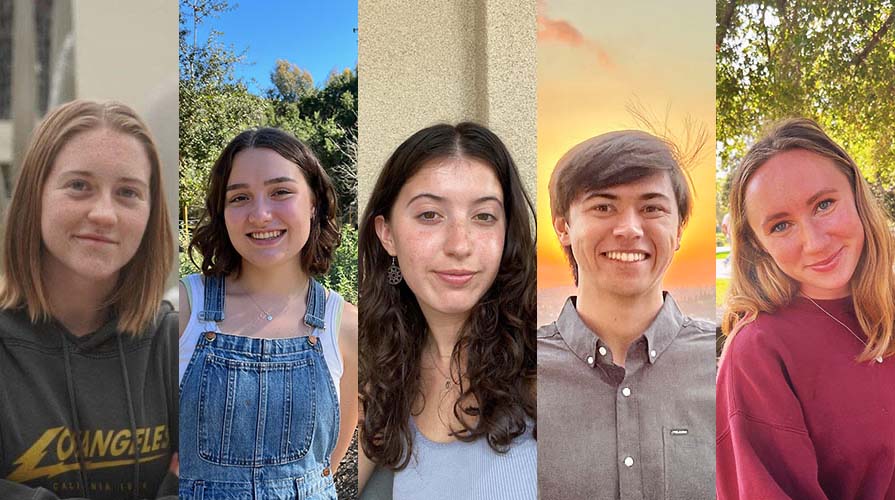 Science Scholars, from left: Clara, Ruby, Bianca, Mason and Ciara