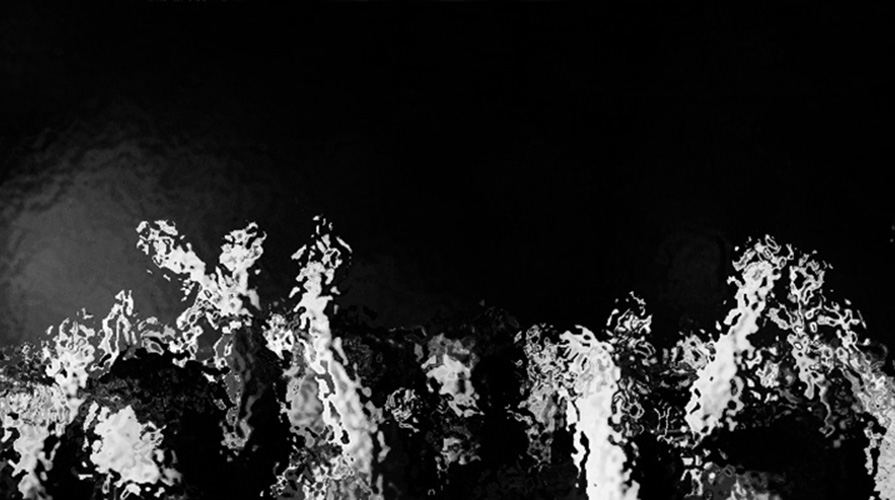 a stylized representation of students cheering in an audience