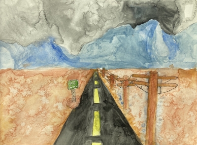 Image of student artwork from Collaborate course