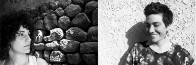 Head shots of Artists Aroussiak Gabrielian and Alison B. Hirsch