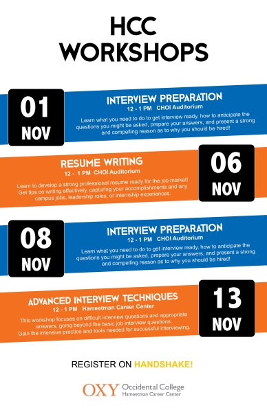 resume writing workshop occidental college resume writing workshop