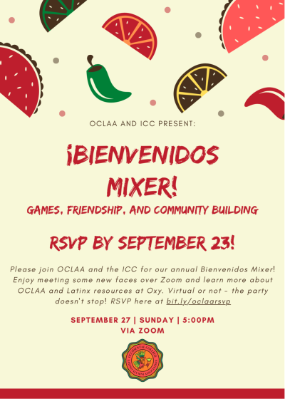 Image of Bienvenidos Mixer Flyer Image of Bienvenidos Mixer Flyer