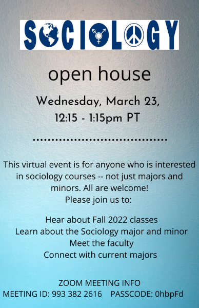 Sociology Open House Poster