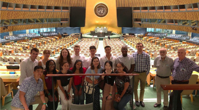 Occidental Students at the UN