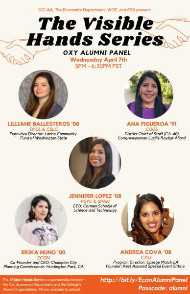Oxy Alumni Panel - visible hands