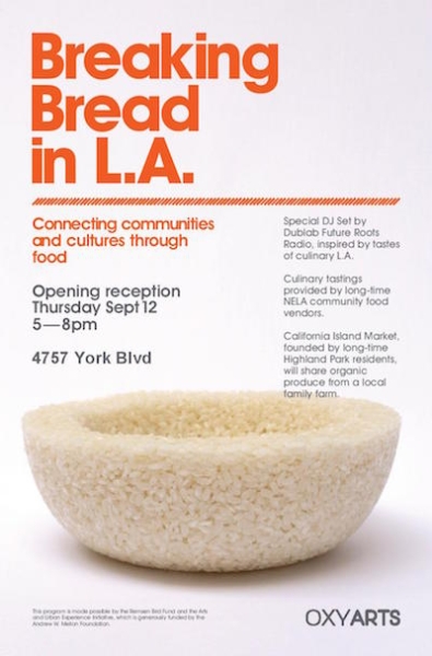 Breaking Bread Opening Reception Flyer