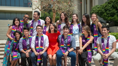 Students at Oxy's Lavender Graduation Ceremony to celebrate LGBTQ+ grads