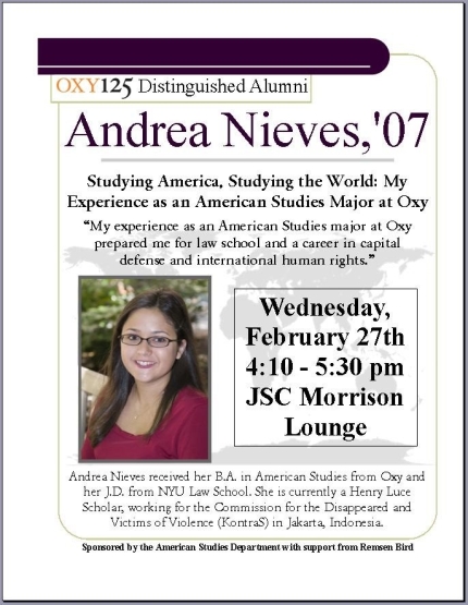 Image for American Studies Events