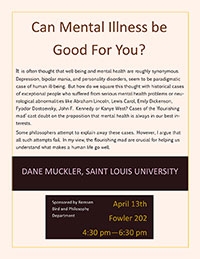 Dane Muckler guest lecture event poster