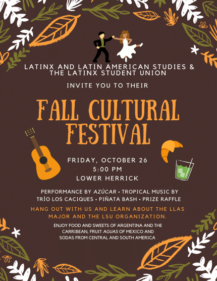 Poster for Fall Cultural Festival