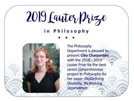Poster for Lauter Prize