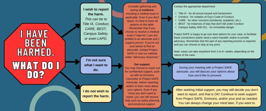 what to do when you've experienced harm