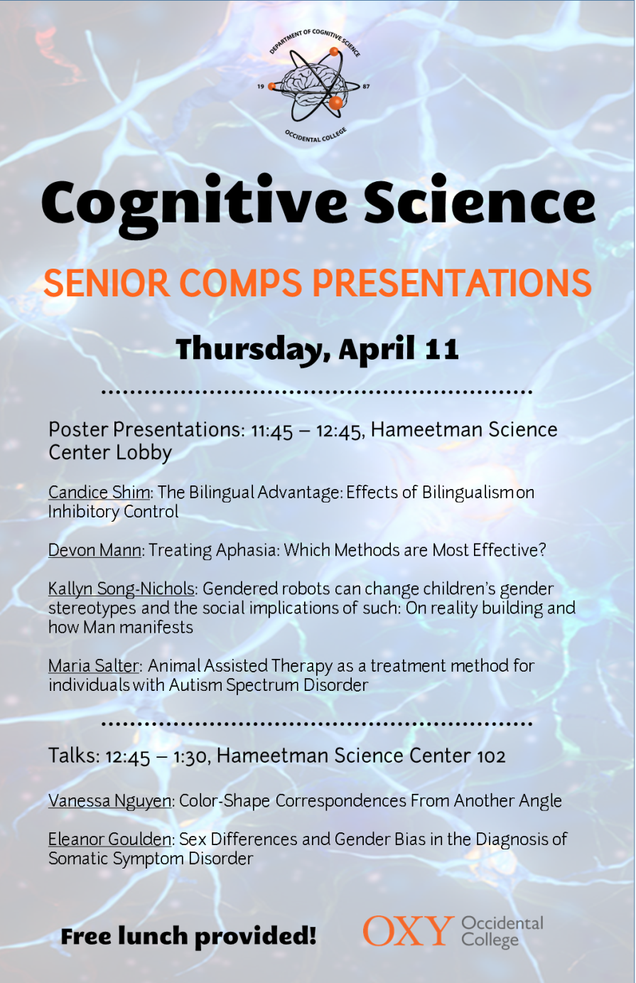 Poster for Cognitive Science comps