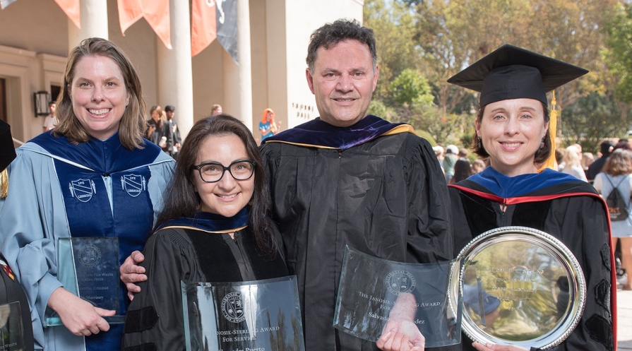Oxy faculty members with awards