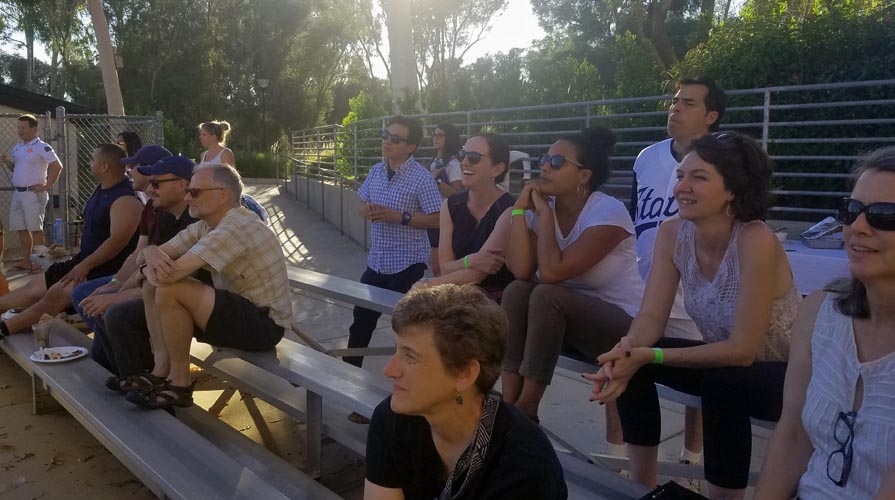 Oxy faculty and staff enjoy a little competition with summer softball