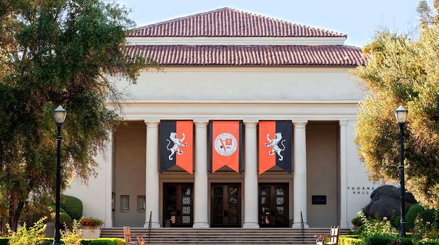 Thorne Hall on Oxy's campus