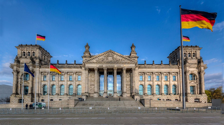 The Bundestag in Berlin