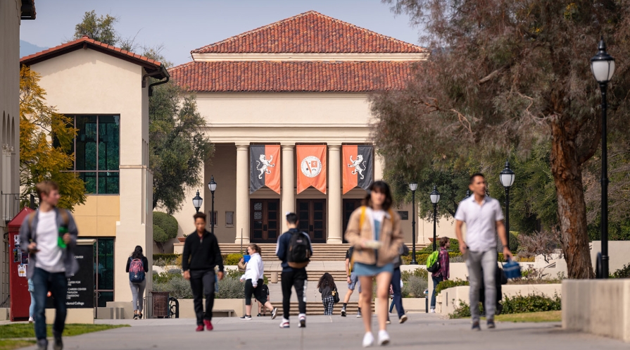 Campus view of Thorne Hall