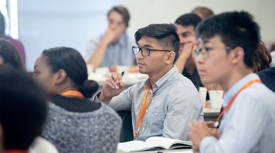 students in a classroom