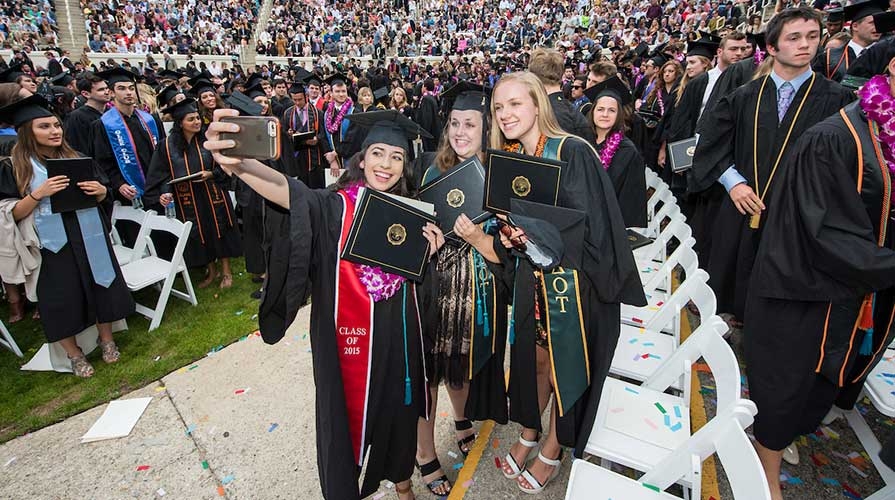 Oxy seniors on graduation day