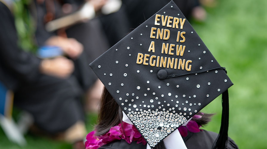 decorated graduation cap