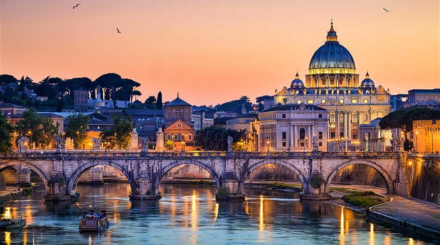 City view of Rome