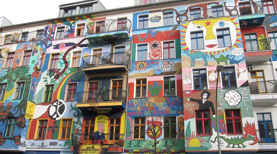 Building front in Berlin