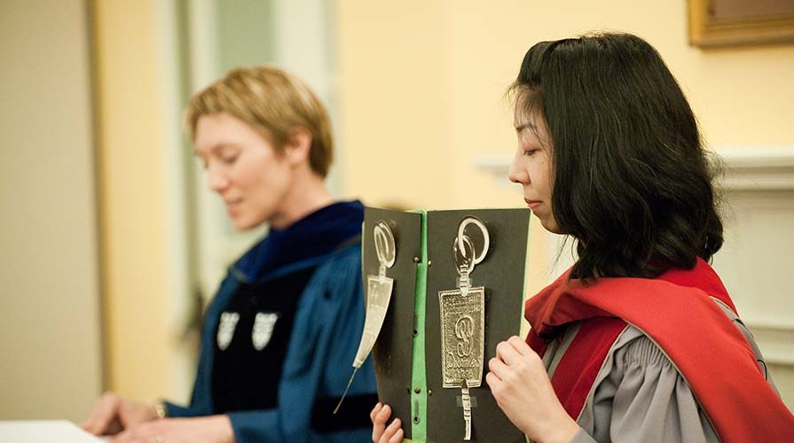 Phi Beta Kappa faculty members Leslie Chiou and Kristi Upson-Saia