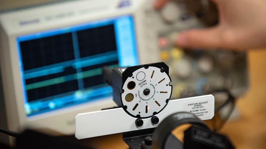 An instrument in the physics lab