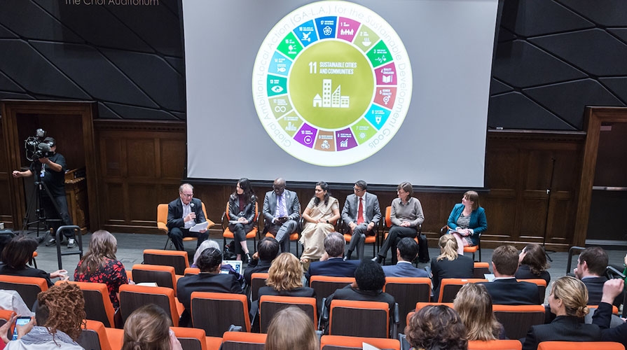 A panel event for UN at Oxy week