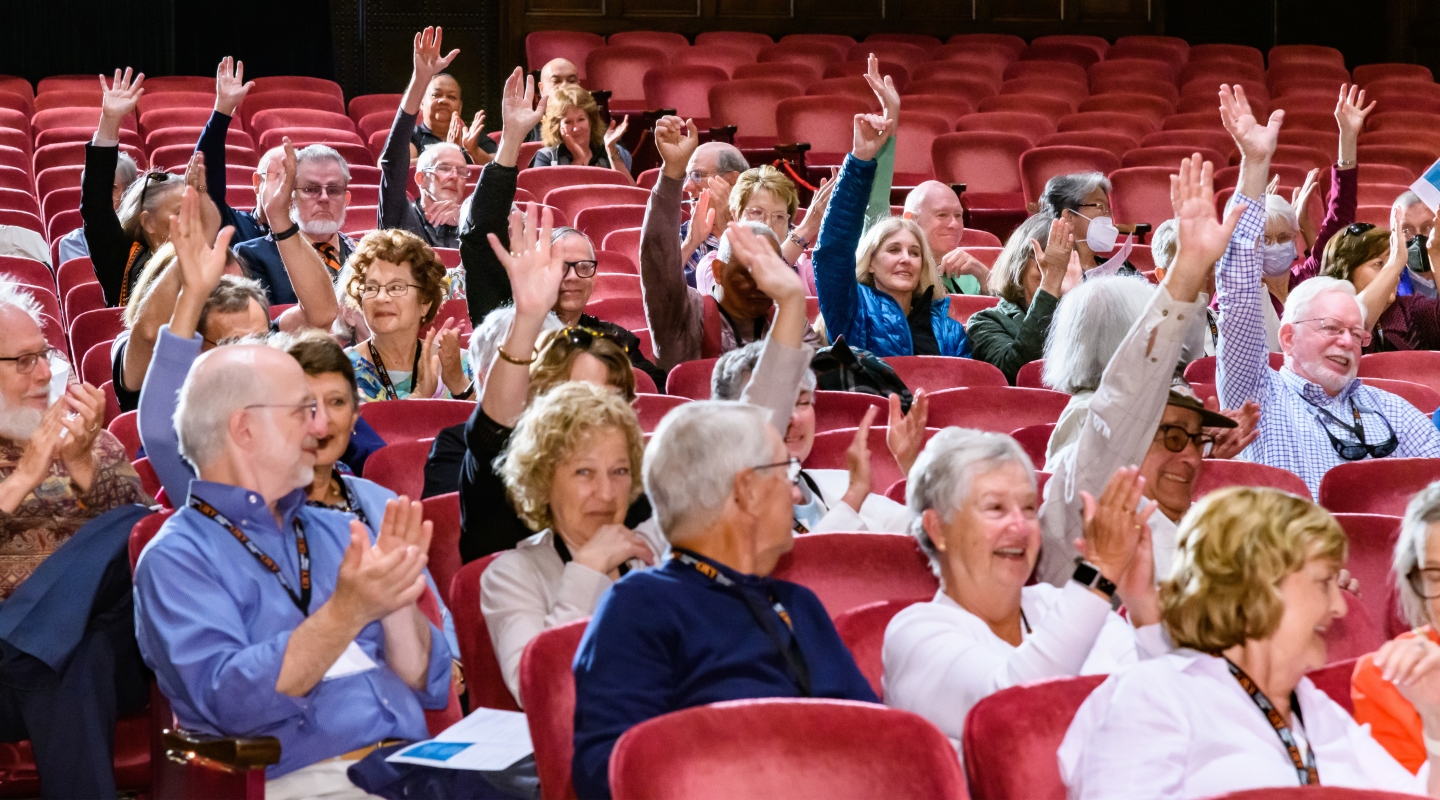 Members of Occidental's Fifty Year Club at Reunion Weekend in June 2023