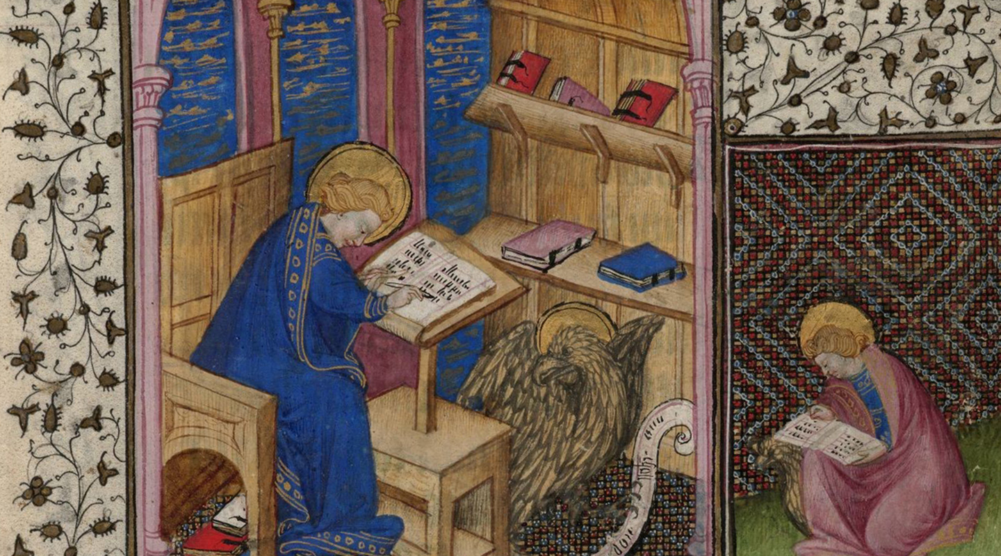 a page from a medieval illuminated manuscript, specifically identified as folio 13r from a 15th-century Book of Hours. 