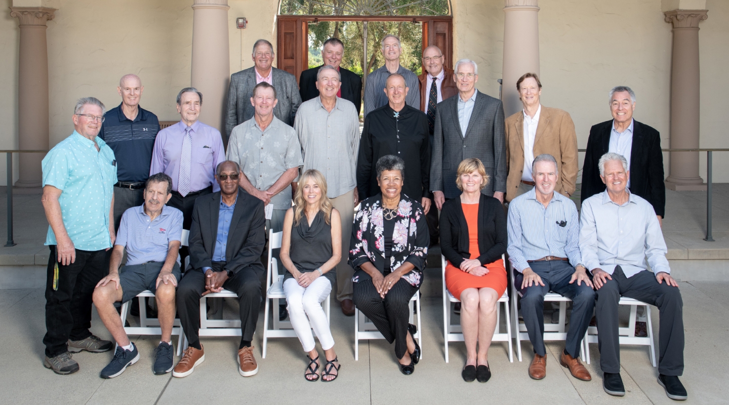 Inductees and presenters from the 2023 Occidental Athletics Hall of Fame.