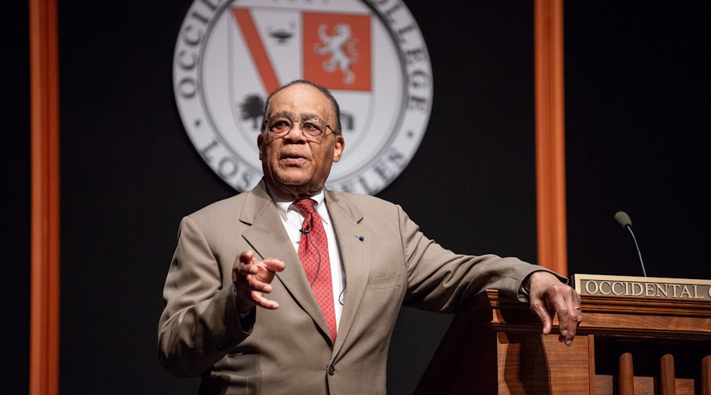 Occidental College President Emeritus John Slaughter