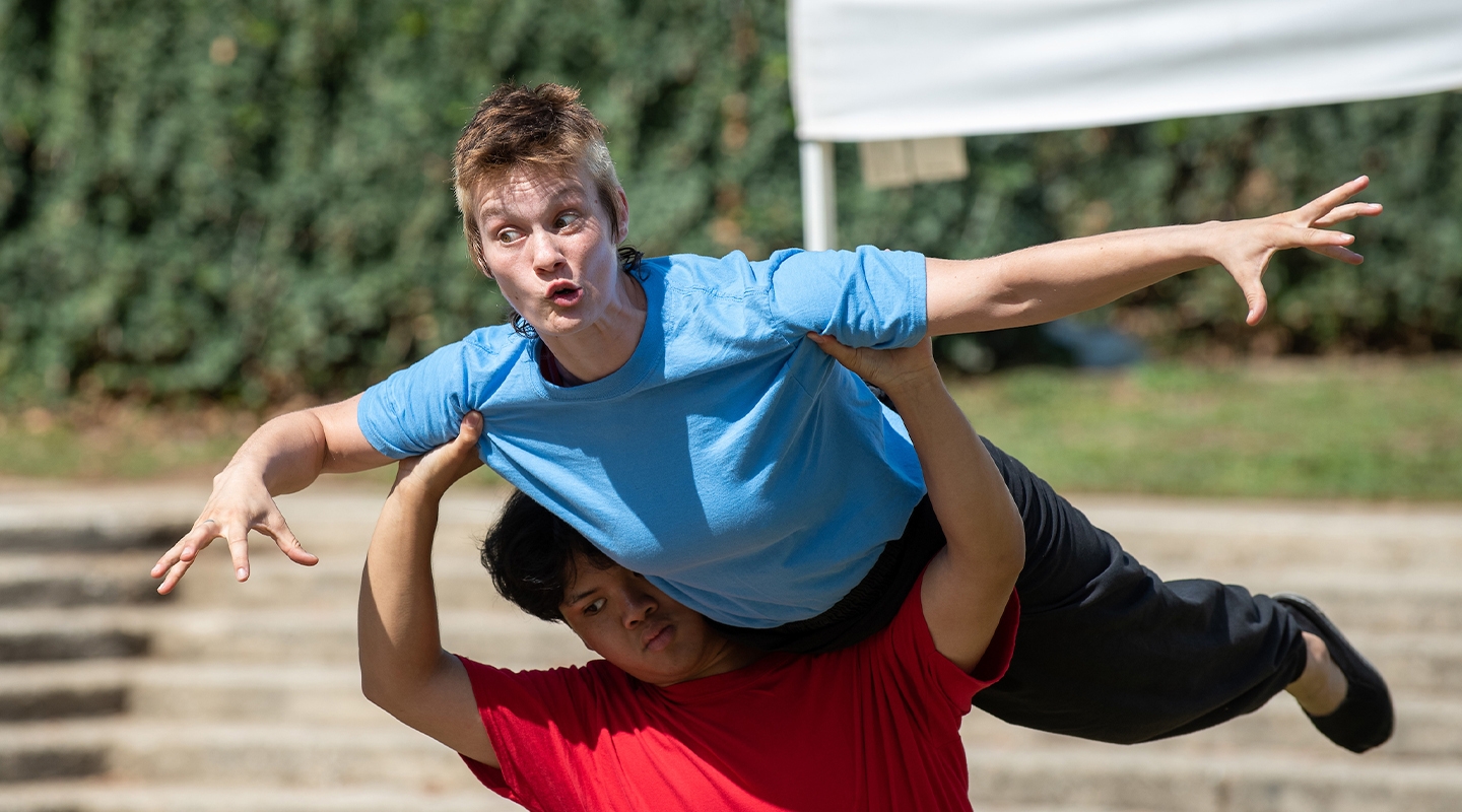 Occidental Children's Theater performer Amanda Wagner ’16. 