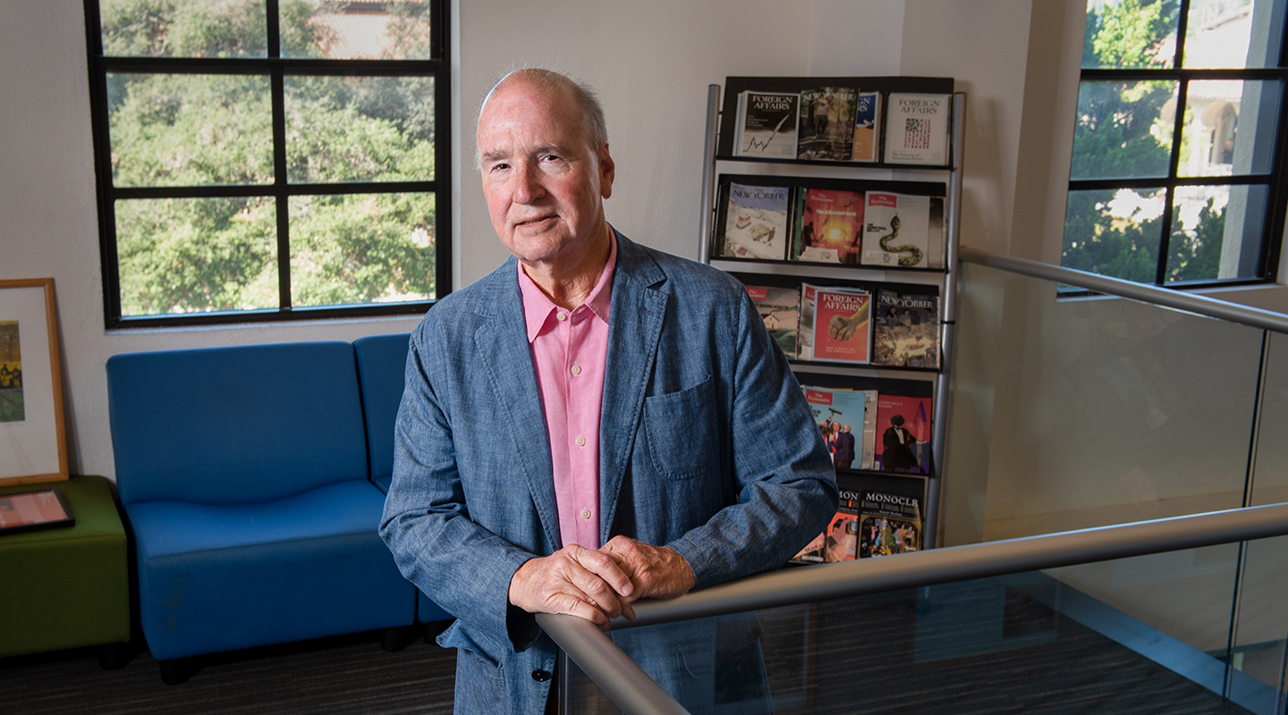 Derek Shearer photographed in March 2026