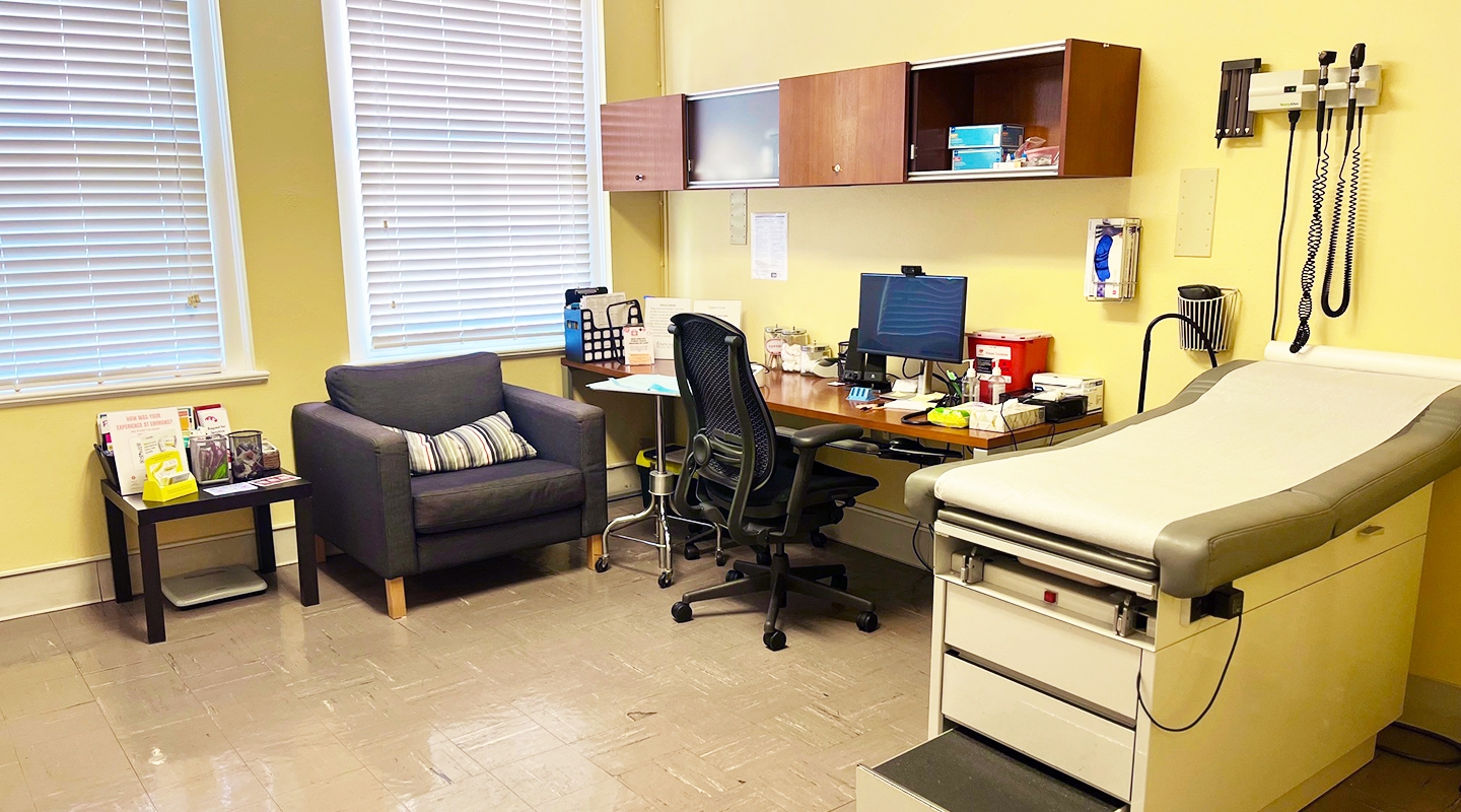 Emmons Wellness Center exam room