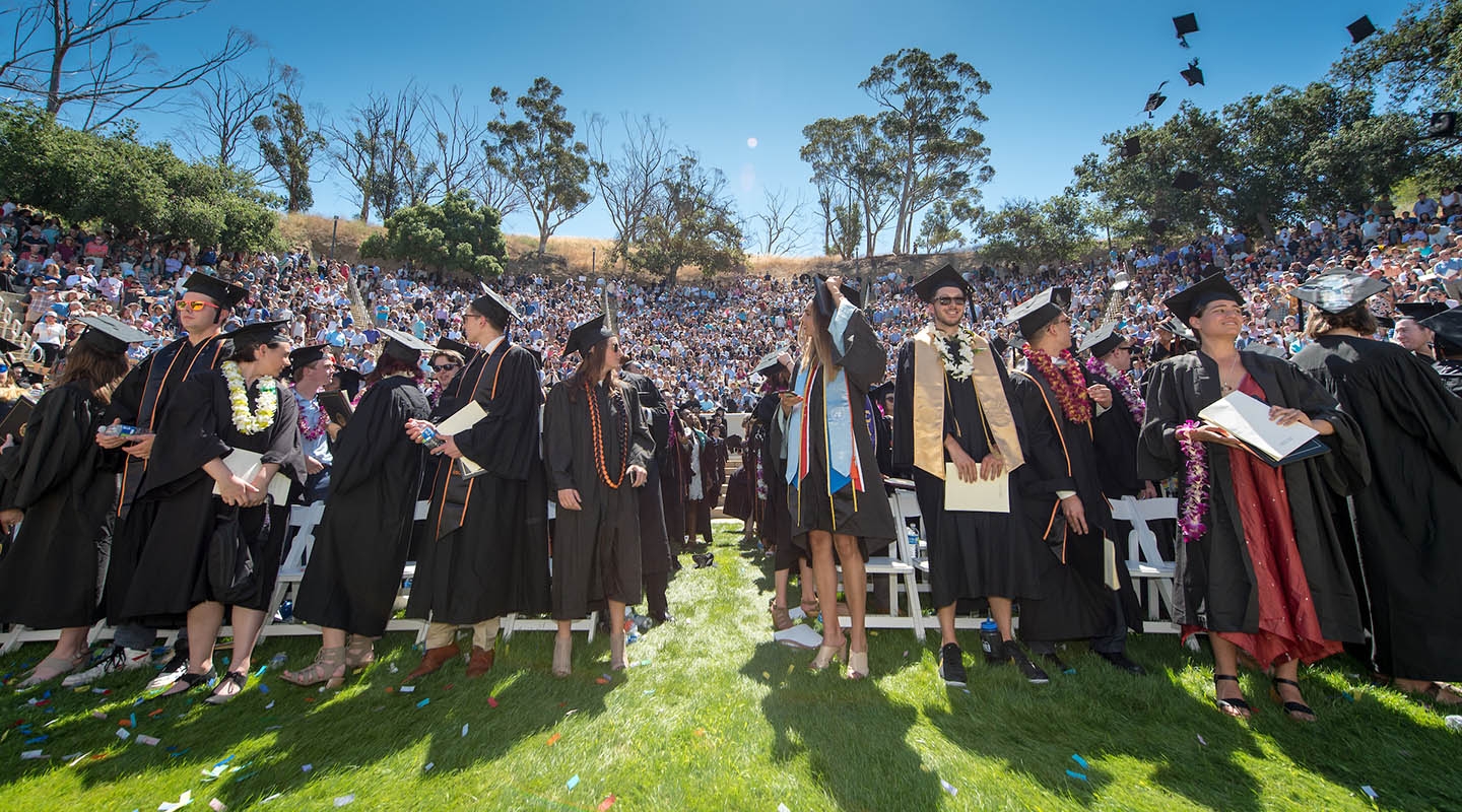 Commencement scene