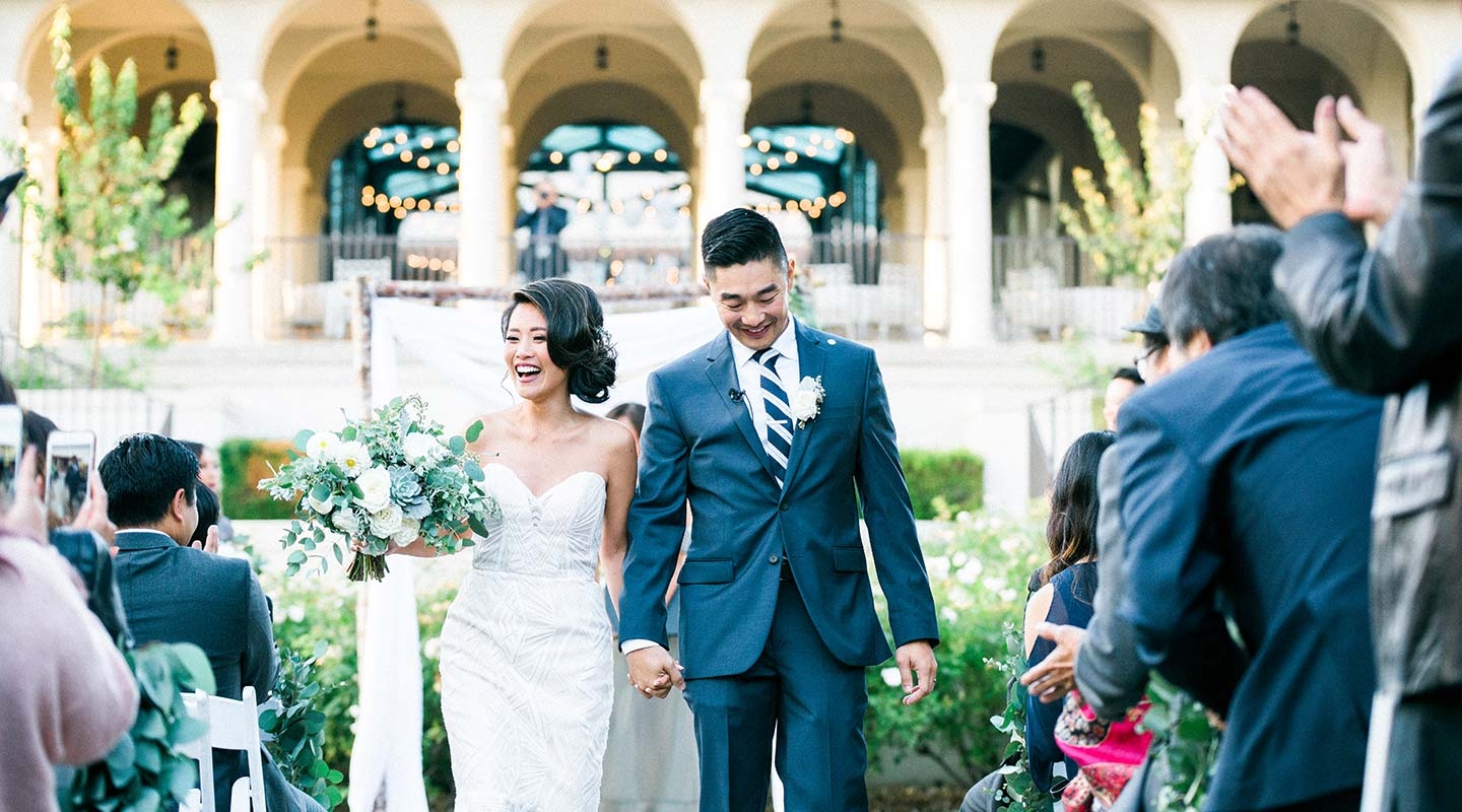 A wedding celebration at Occidental College