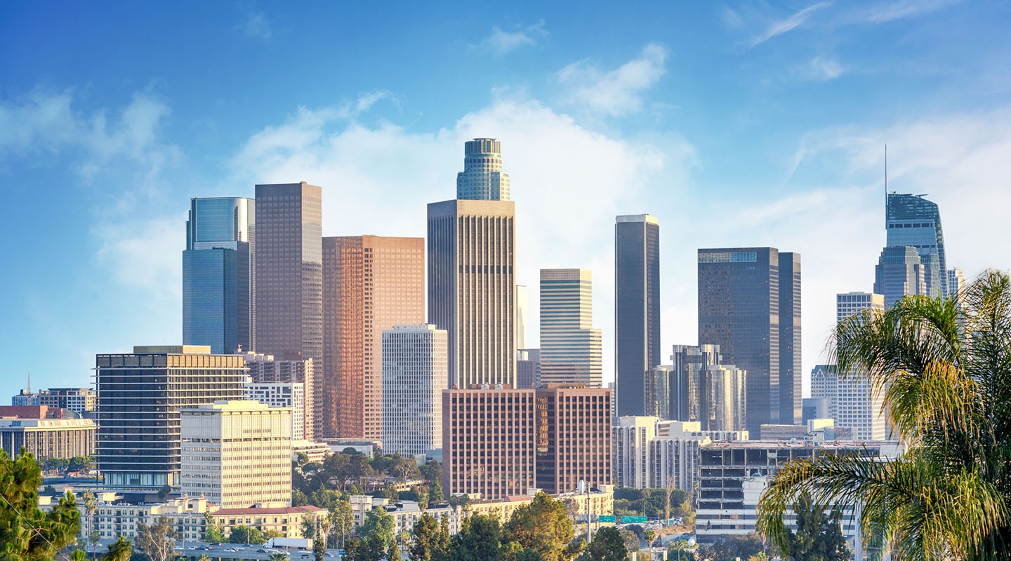 Los Angeles city skyline