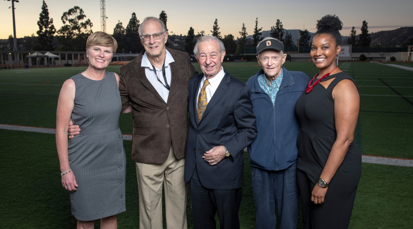 Occidental Athletics Hall of Fame, Shanda Ness, Ron Whitney, Bob Risley, Murray Via, Jackie Provost