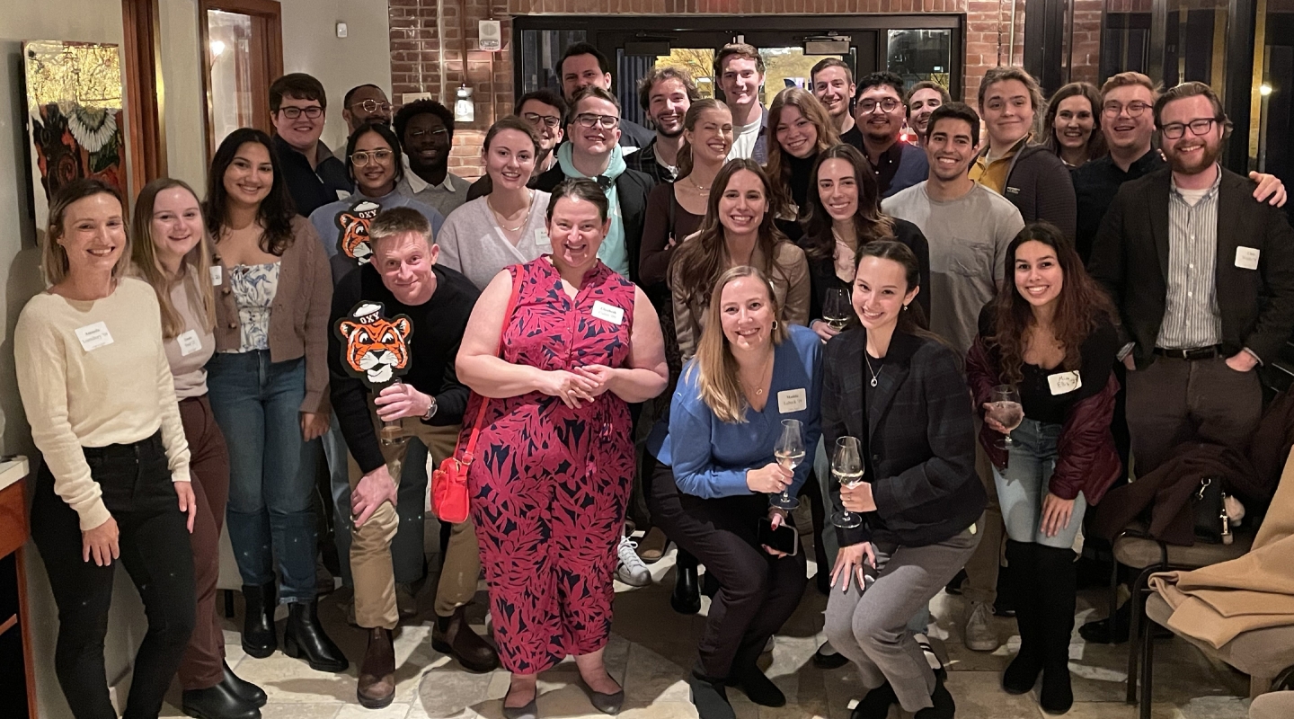 Attendees at a Hometown Tiger Mixer in Washington, D.C. 