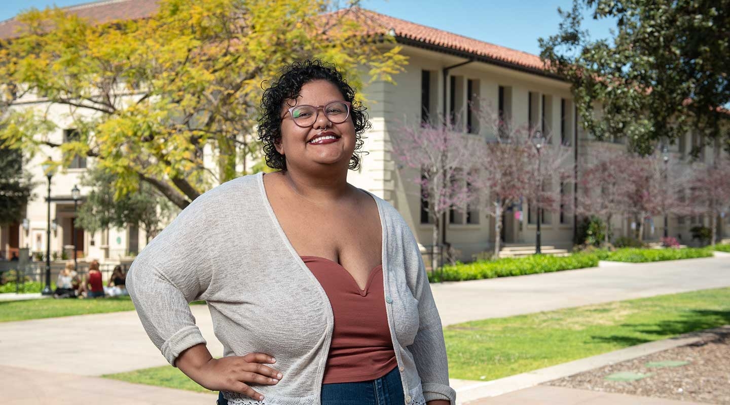 Oxy student Rosa Pleasant