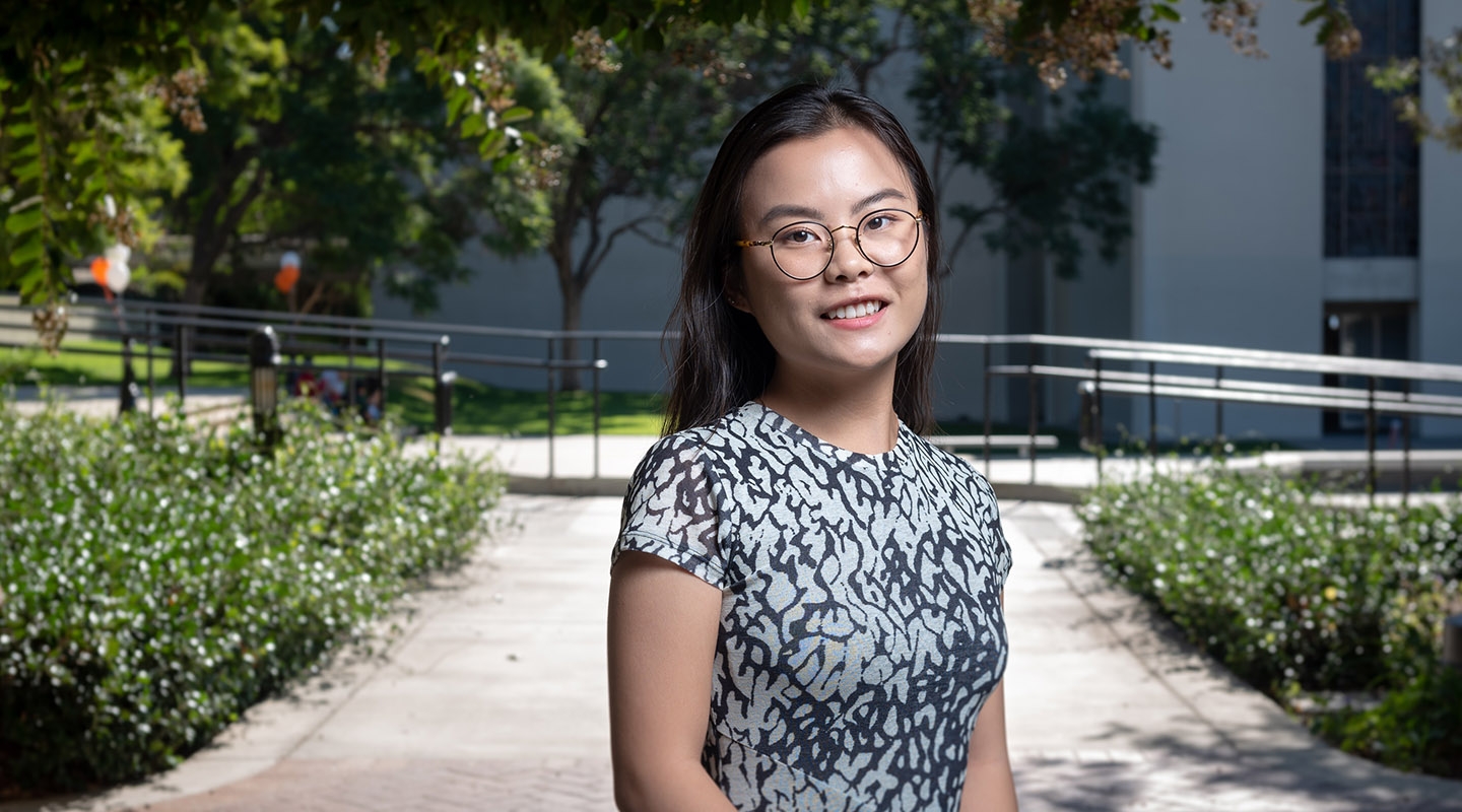 Cognitive science major Sally Zhou