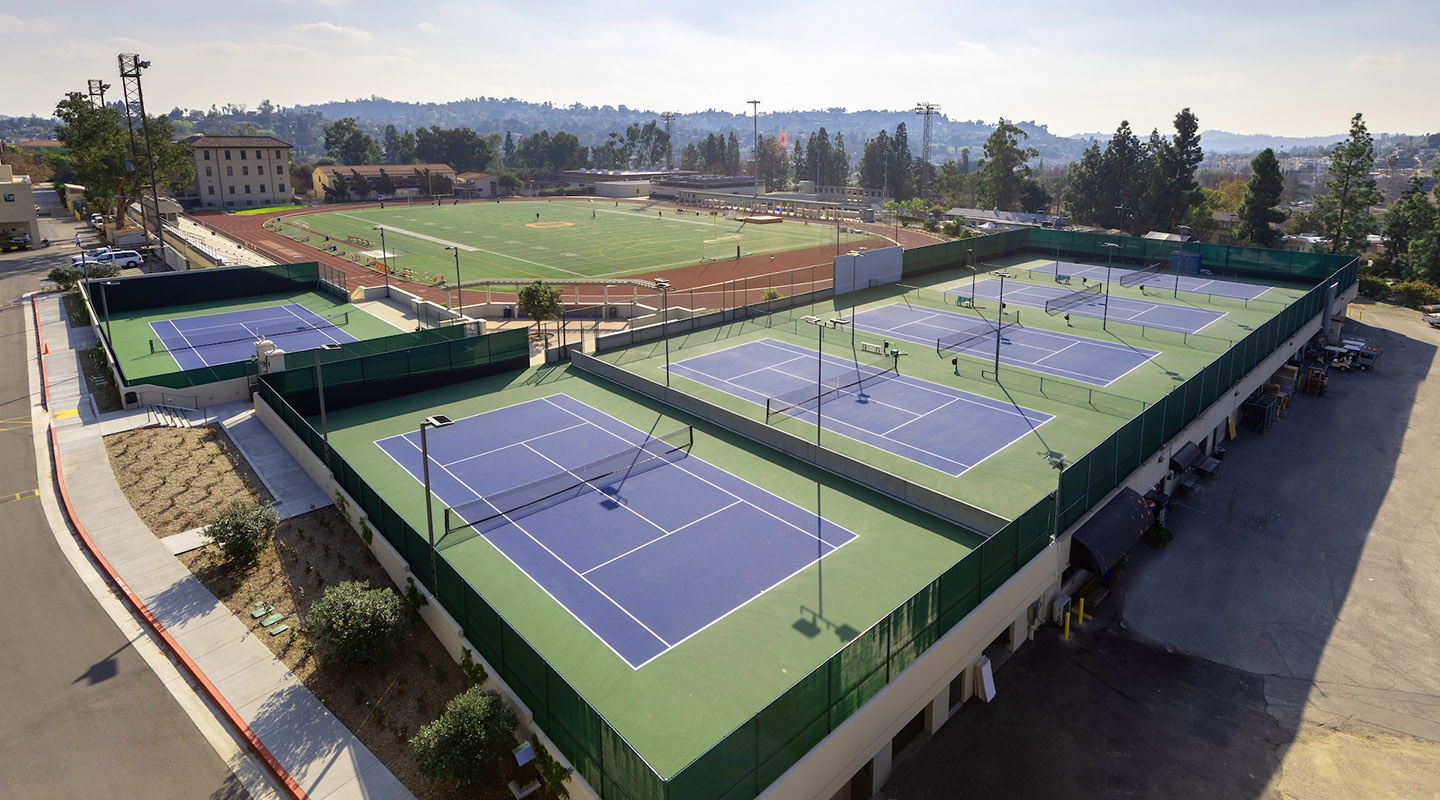 New McKinnon Center tennis courts